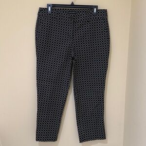 Hilary Radley Women's Stretch Slim Leg Cropped Pants Classic business Work pants
